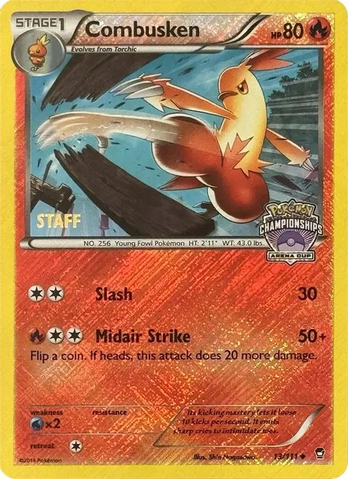 Combusken - 13/111 (Arena Cup Championships) [Staff] card art