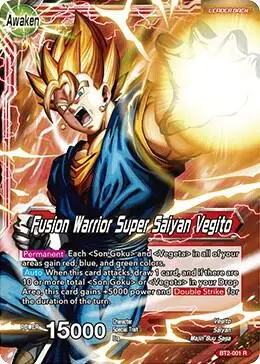 Vegito // Fusion Warrior Super Saiyan Vegito card art