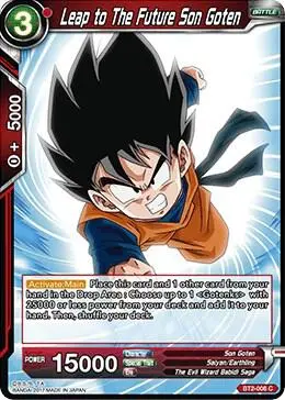 Leap to The Future Son Goten card art