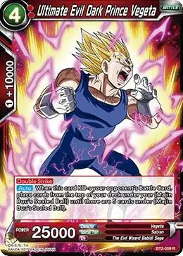 Ultimate Evil Dark Prince Vegeta card art