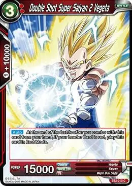 Double Shot Super Saiyan 2 Vegeta card art