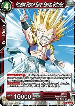 Prodigy Fusion Super Saiyan Gotenks card art