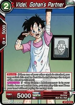 Videl, Gohan's Partner card art