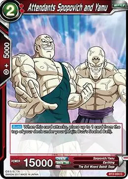 Attendants Spopovich and Yamu card art