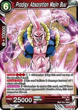Prodigy Absorption Majin Buu card art