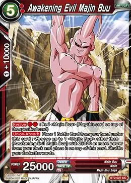 Awakening Evil Majin Buu card art