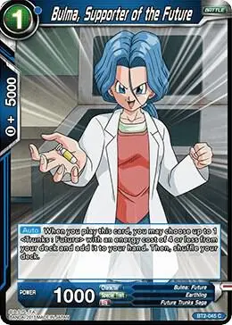 Bulma, Supporter of the Future card art