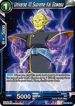 Universe 10 Supreme Kai Gowasu card art