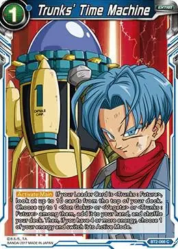 Trunks' Time Machine card art