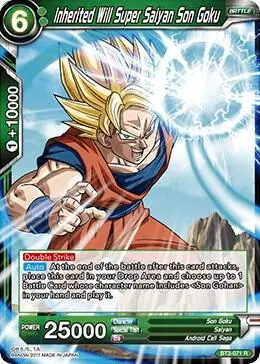 Inherited Will Super Saiyan Son Goku card art