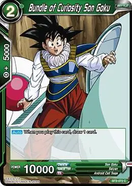 Bundle of Curiosity Son Goku card art