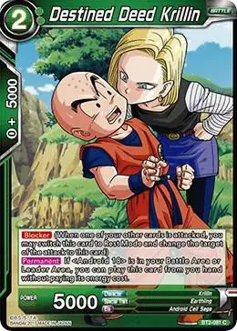 Destined Deed Krillin card art