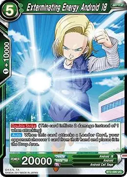 Exterminating Energy Android 18 card art
