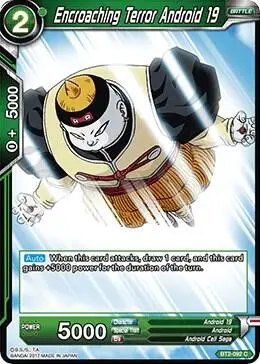 Encroaching Terror Android 19 card art