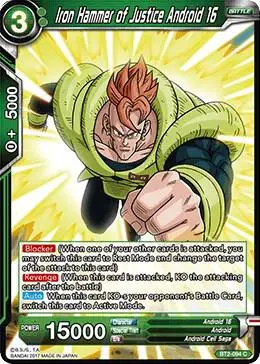 Iron Hammer of Justice Android 16 card art