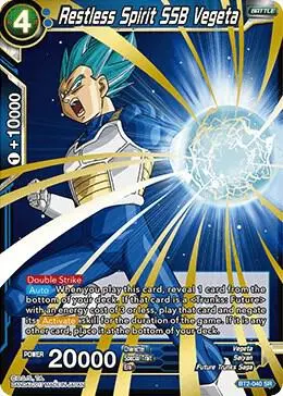 Restless Spirit SSB Vegeta card art