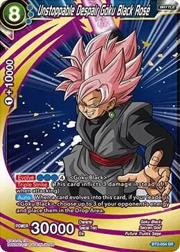 Unstoppable Despair Goku Black Rose card art