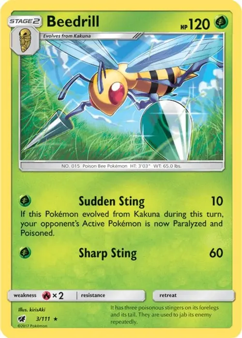 Beedrill card art