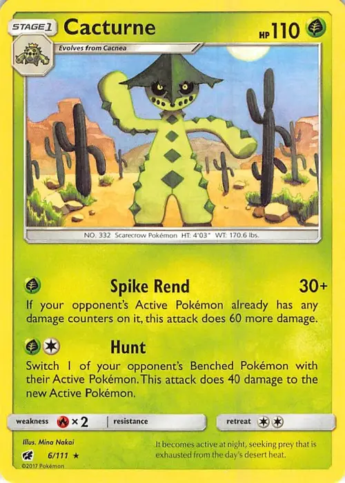 Cacturne card art