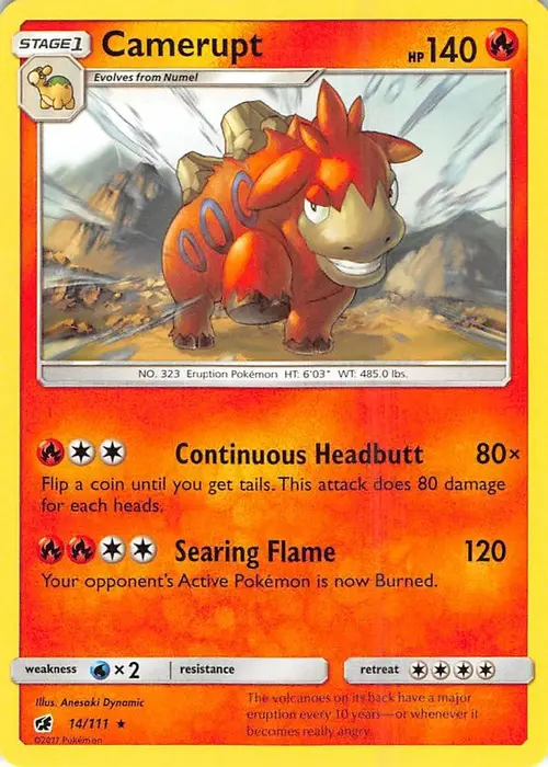 Camerupt card art