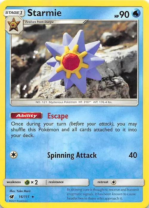 Starmie card art