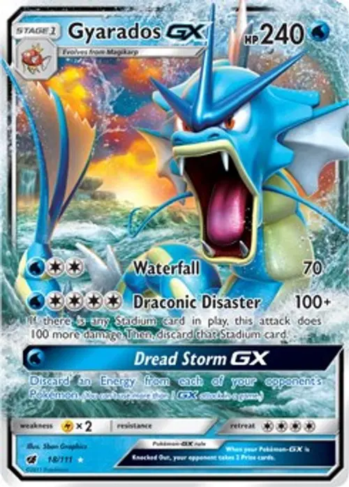 Gyarados GX card art