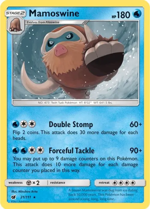 Mamoswine card art