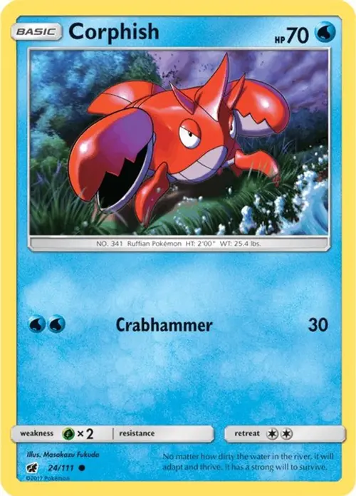 Corphish card art