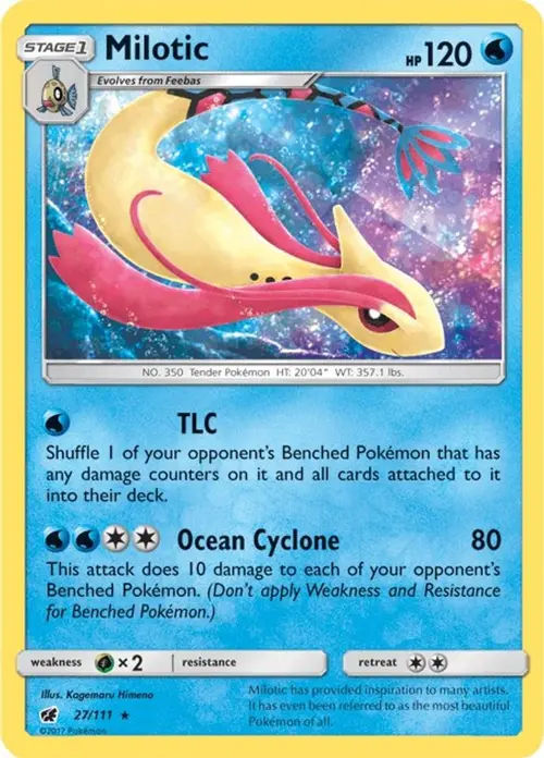 Milotic card art