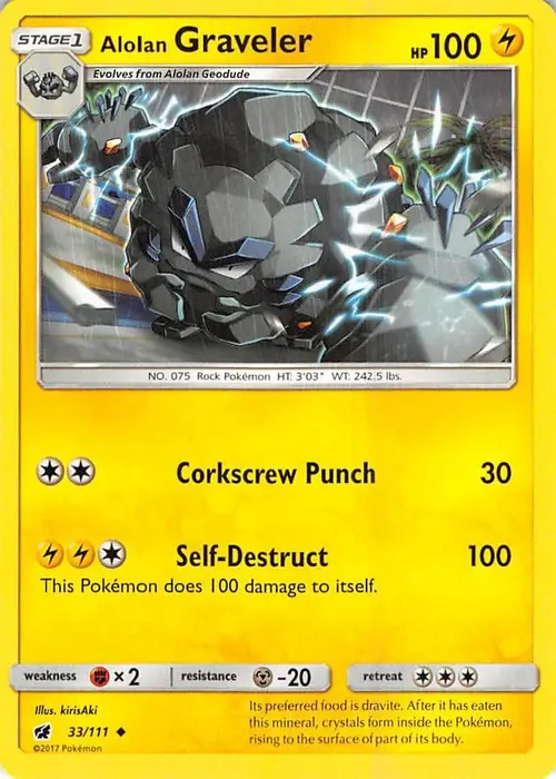 Alolan Graveler card art