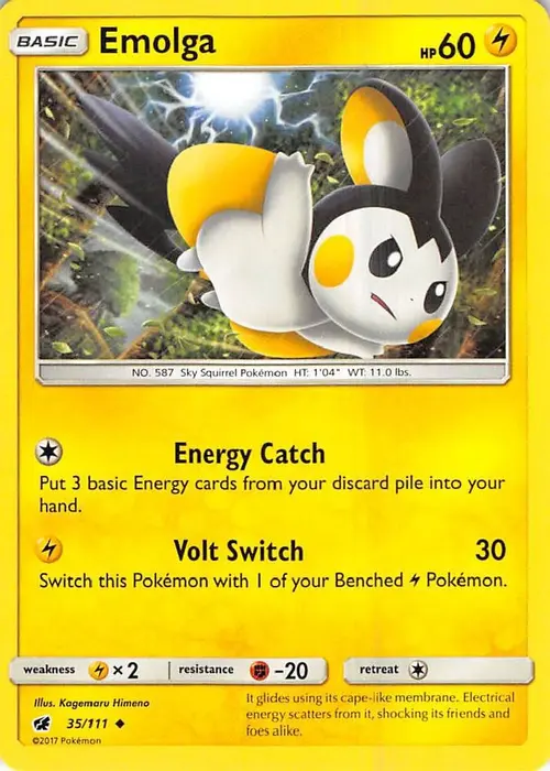 Emolga card art