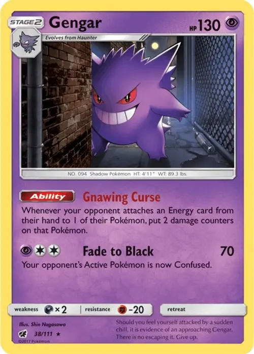 Gengar card art