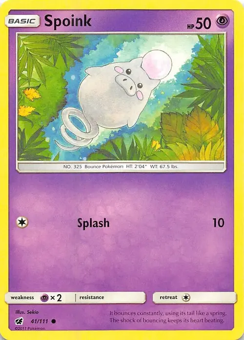 Spoink card art