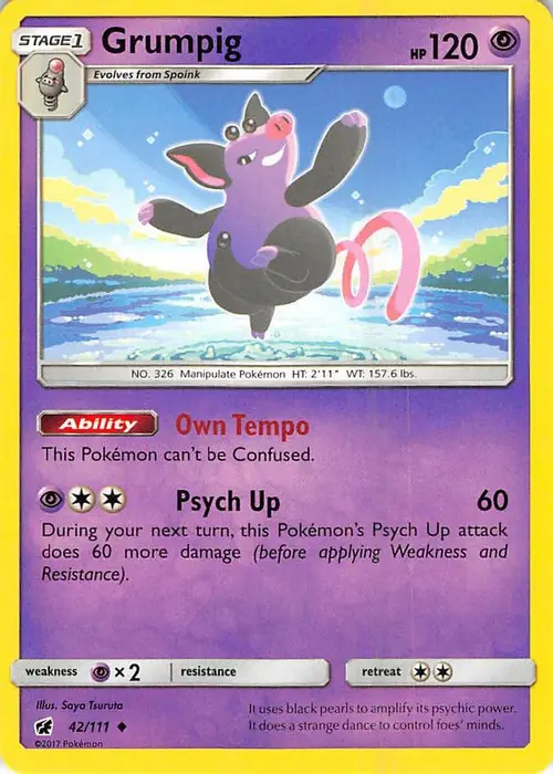 Grumpig card art