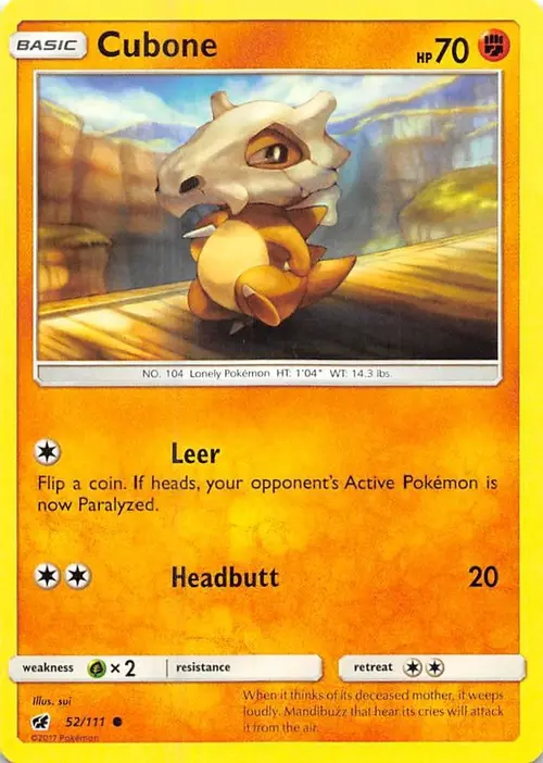 Cubone card art