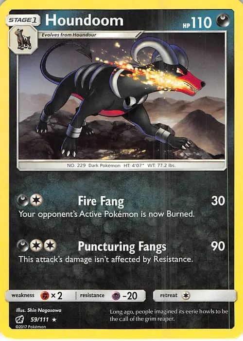 Houndoom card art