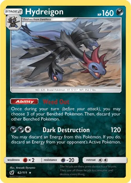 Hydreigon card art