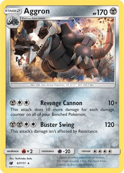 Aggron card art