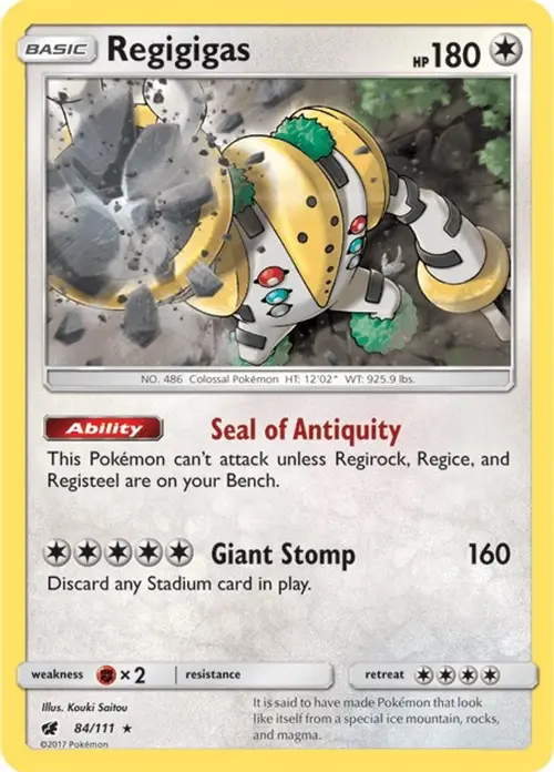 Regigigas card art