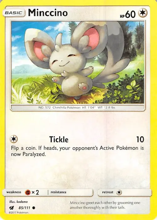 Minccino card art