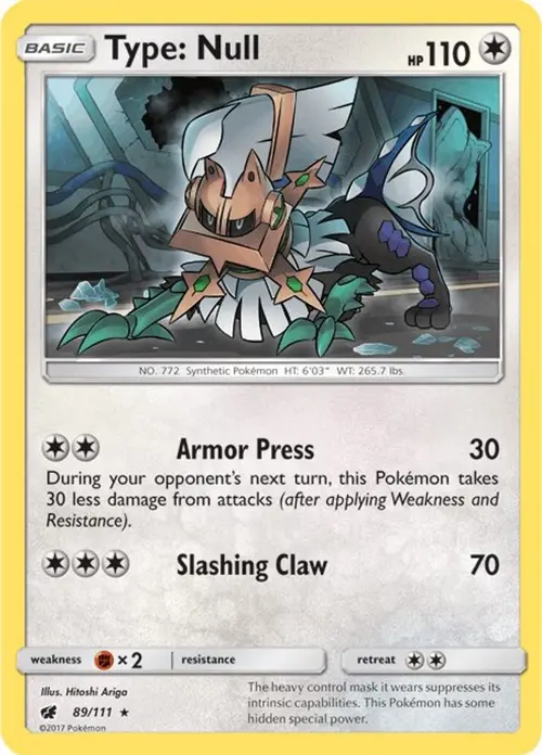 Type: Null card art
