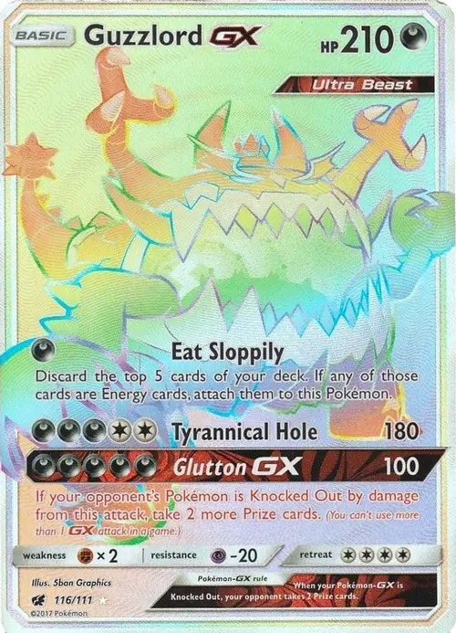 Guzzlord GX (Secret) card art