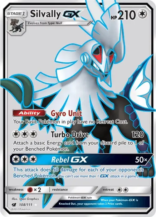Silvally GX (Full Art) card art