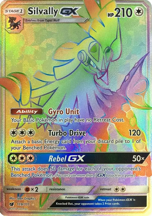 Silvally GX (Secret) card art