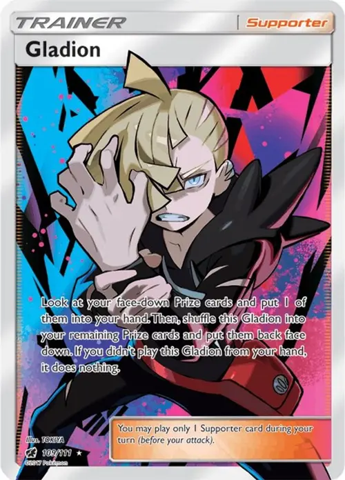 Gladion (Full Art) card art