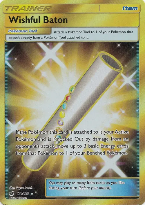 Wishful Baton (Secret) card art