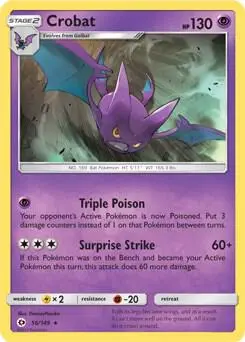 Crobat - 56/149 (Prerelease Kit Exclusive) card art