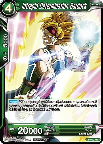 Intrepid Determination Bardock (Non-Foil Version) card art