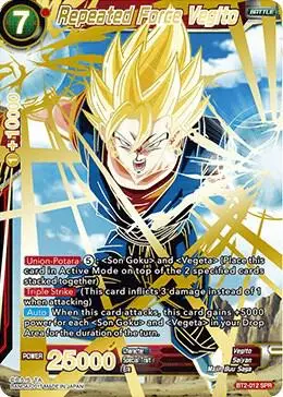 Repeated Force Vegito (SPR) card art