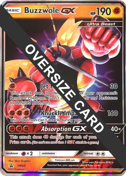 Buzzwole GX - SM69 (SM Black Star Promos) card art